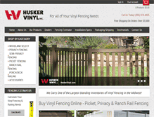 Tablet Screenshot of huskervinyl.com